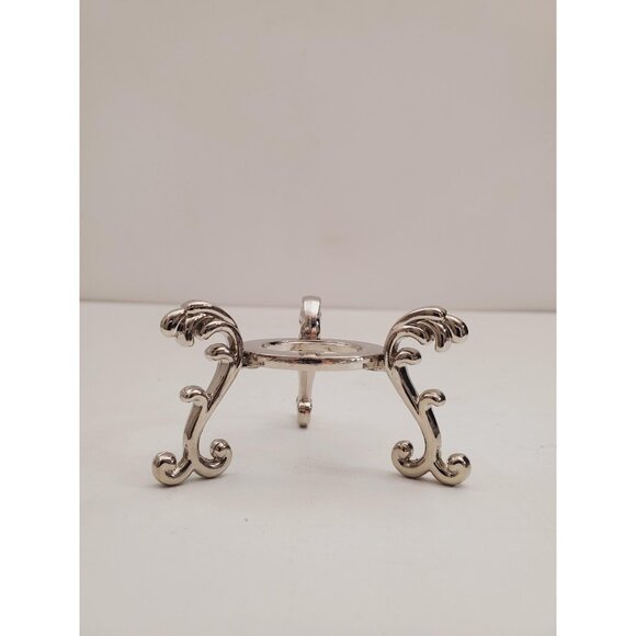 metal display stand for egg, mineral, orb or crystal ball, egg stand, crystal - Picture 1 of 10